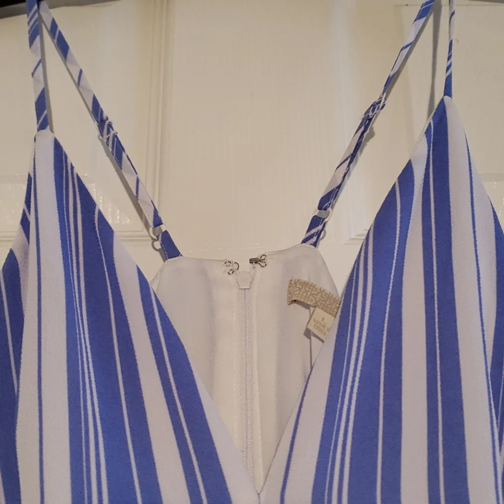 Gianni Bini Perriwinkle Striped Romper